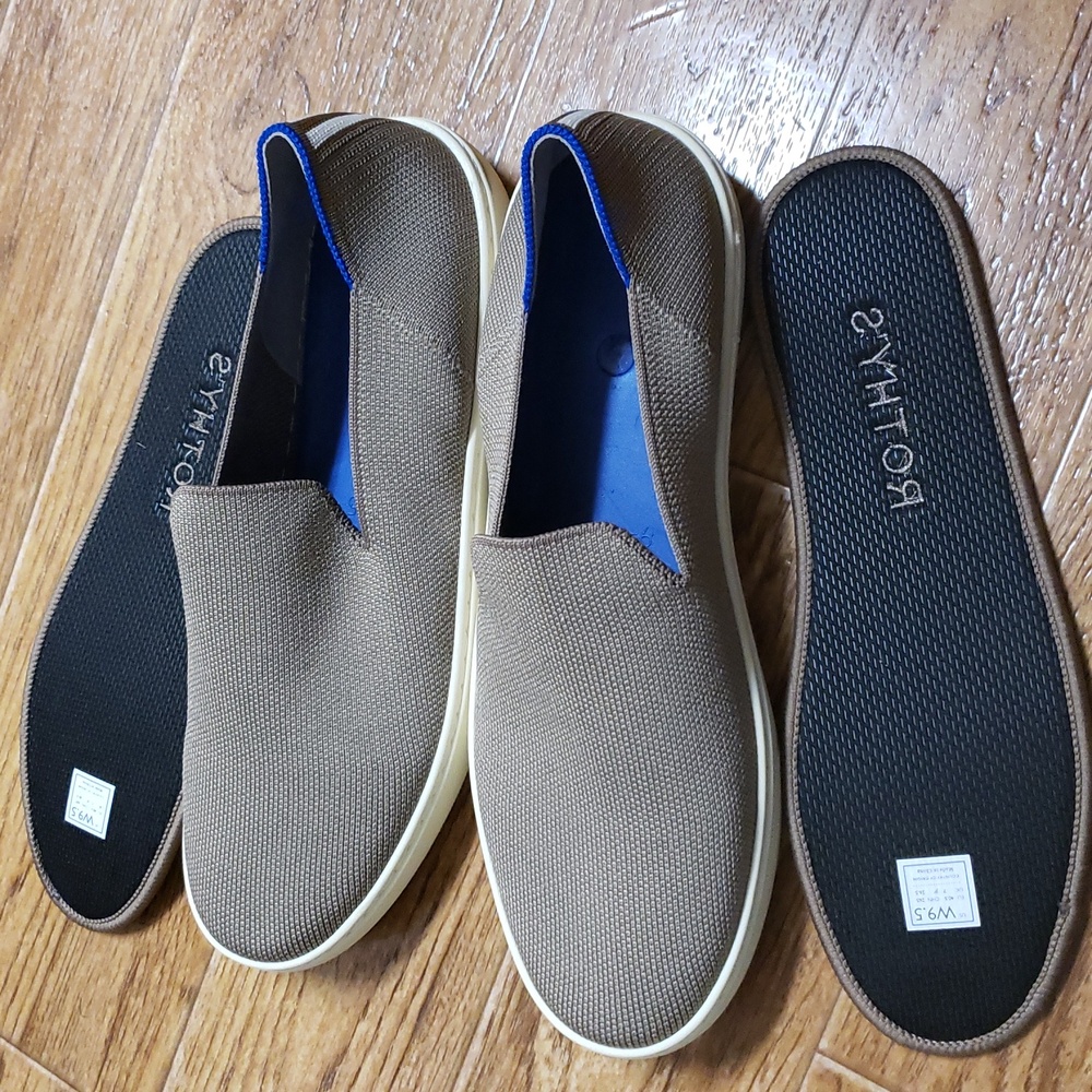 Rothy's 'Latte' Brown Slip-On Sneakers - Picture 9 of 16